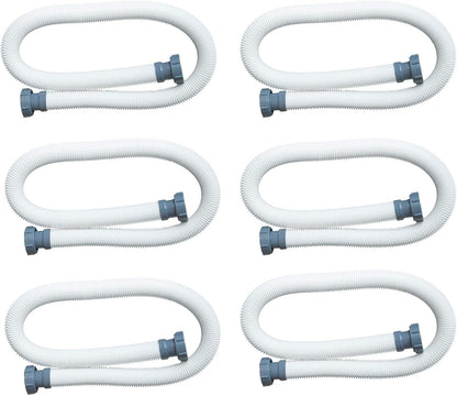 6 PACK Intex 1-1/2 inch Accessory Hose Above Ground Pool Pump Replacement 1.5"