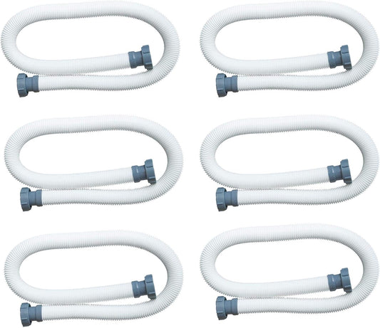 6 PACK Intex 1-1/2 inch Accessory Hose Above Ground Pool Pump Replacement 1.5"