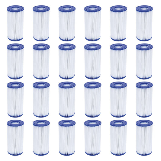 24 Pack Bestway Type III A/C Filter Cartridge for 1000 & 1500 GPH Filter Pumps