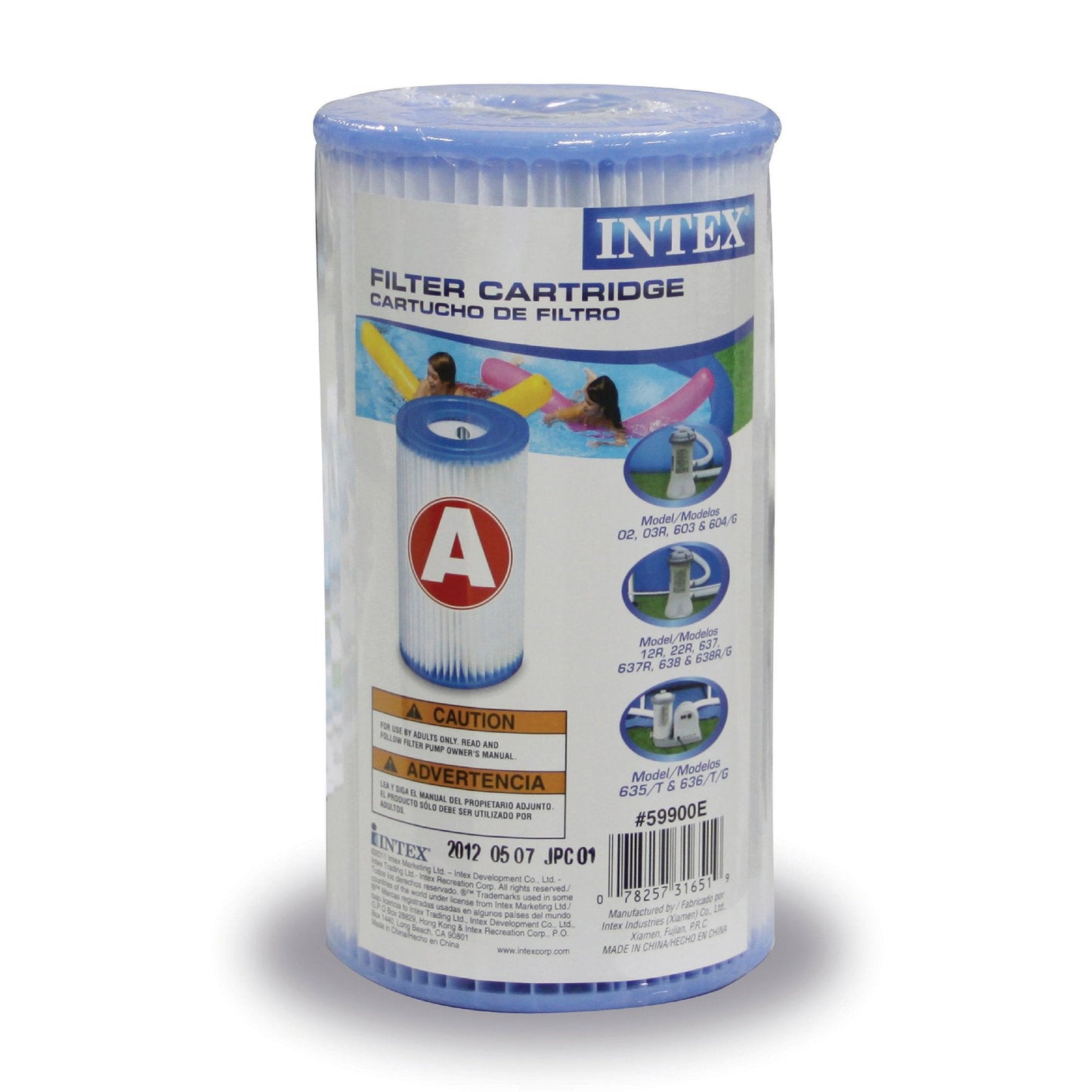 (Pack of 6) Intex 29000E/59900E Easy Set Pool Replacement Type A or C Filter Cartridge