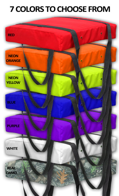 Bradley Type IV Boat Cushion USCG Approved Throwable Flotation Device; Coast Guard approved throw preserver with foam cushion; throwable boat cushion safety device