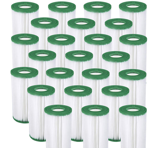 24 Pack Coleman Type III A/C Filter Cartridge for 1000 & 1500 GPH Filter Pumps