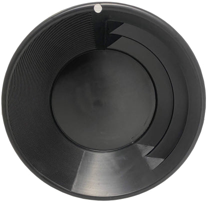 25812 SF 11in Black Patent Gold Pan