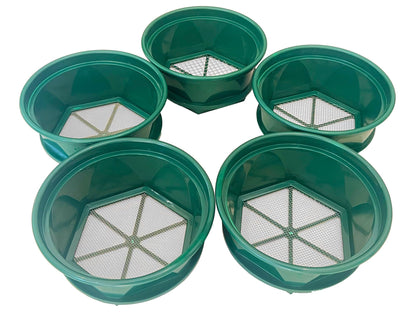 25805+25811 5 Pc Green Sifting+Gold Pan