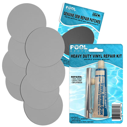 Repair Kit for Easy Set, Fast Set, Frame Set Pool Liner | Vinyl Patches and Glue