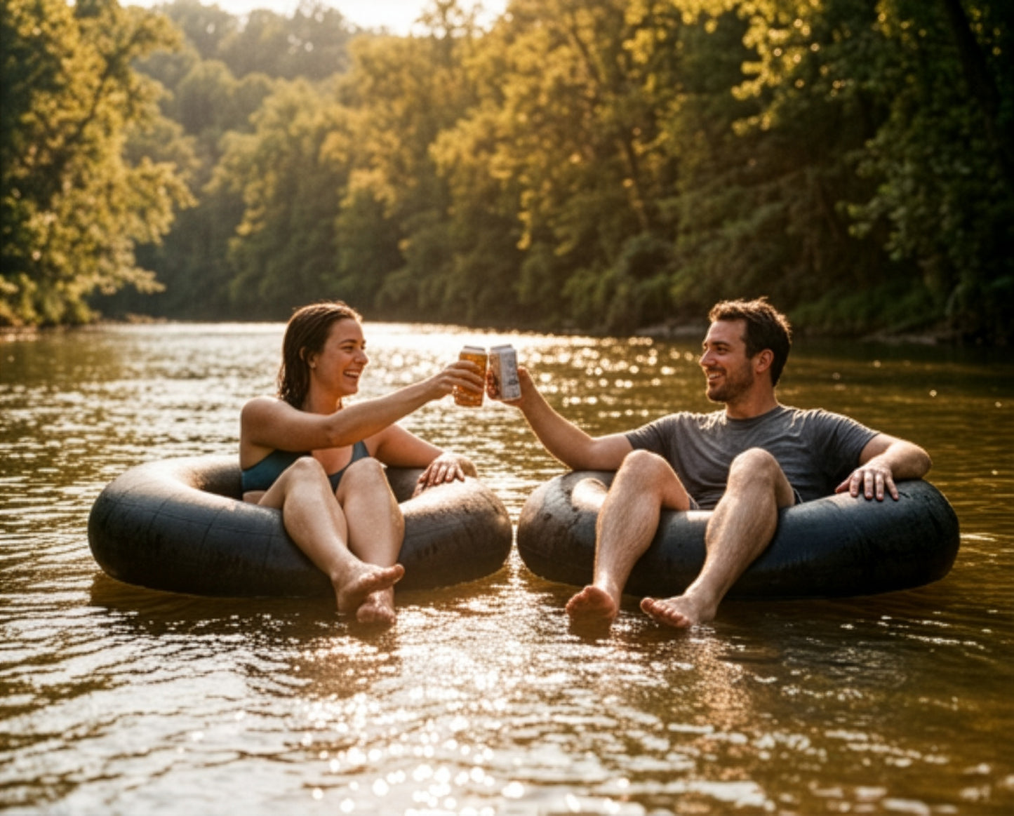 Bradley Heavy Duty Butyl Rubber Inner Tubes – Inflatable Tubes for Snow Sledding, River Floating, Pool Closing, and Whitewater Adventures
