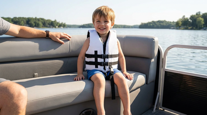 Hardcore Life Jacket Paddle Vest; Coast Guard Approved Type III PFD Life Vest Flotation Device; Jet ski, Wakeboard, Kayak; Ideal Extra Life Jacket for Your Pontoon Boat