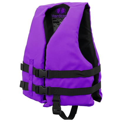 Hardcore Life Jacket Paddle Vest; Coast Guard Approved Type III PFD Life Vest Flotation Device; Jet ski, Wakeboard, Kayak; Ideal Extra Life Jacket for Your Pontoon Boat