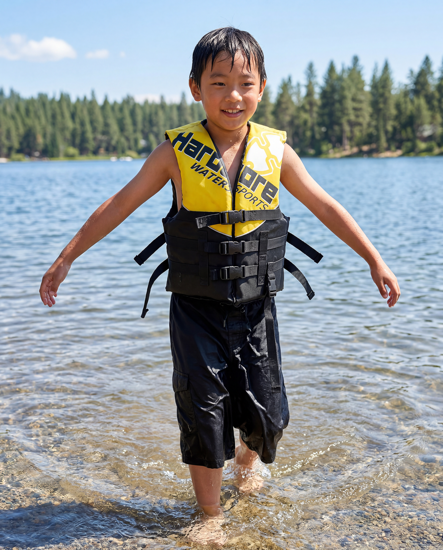 Hardcore USCG Type III Life Jacket PFD for Adults & Kids | Durable, Comfortable Ski Vest with Leg Strap for Watersports, Boating, Tubing & Enhanced Safety on the Water