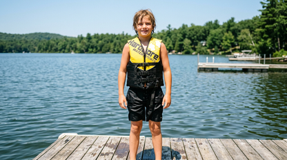 Hardcore USCG Type III Life Jacket PFD for Adults & Kids | Durable, Comfortable Ski Vest with Leg Strap for Watersports, Boating, Tubing & Enhanced Safety on the Water
