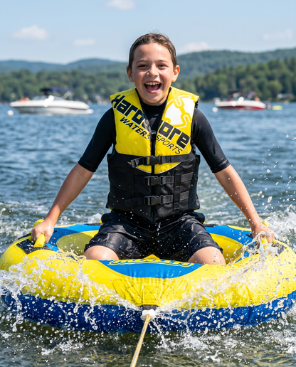 Hardcore Coast Guard Type III PFD for Youth Child Teen Adult; Life Vest Flotation Device; Life Jacket Paddle Vest for Big Kids, Jet ski, Wakeboard, Hardshell Kayak Life Jacket