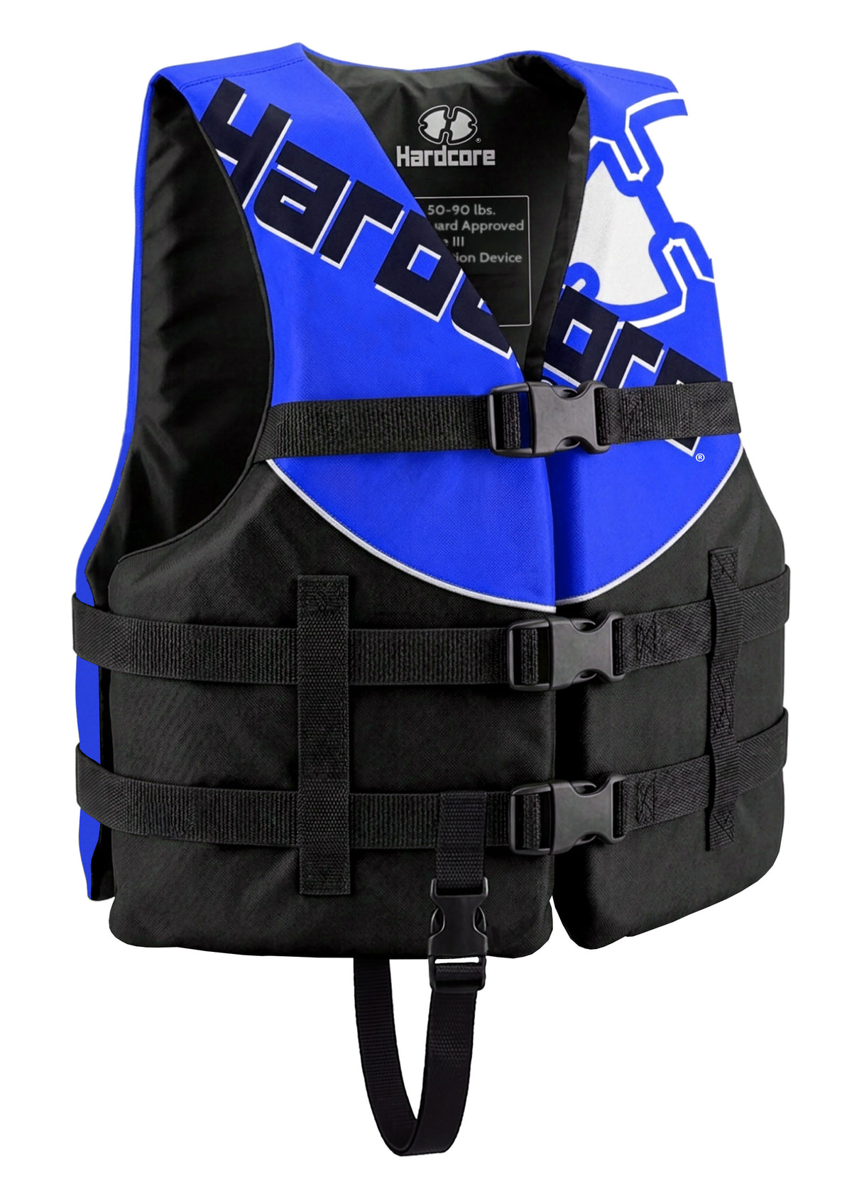 Hardcore USCG Type III Life Jacket PFD for Adults & Kids | Durable, Comfortable Ski Vest with Leg Strap for Watersports, Boating, Tubing & Enhanced Safety on the Water