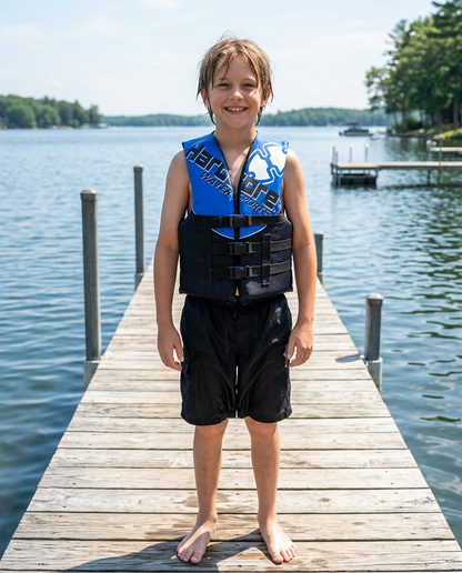 Hardcore Coast Guard Type III PFD for Youth Child Teen Adult; Life Vest Flotation Device; Life Jacket Paddle Vest for Big Kids, Jet ski, Wakeboard, Hardshell Kayak Life Jacket