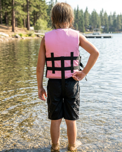 Hardcore USCG Type III Life Jacket PFD for Adults & Kids | Durable, Comfortable Ski Vest with Leg Strap for Watersports, Boating, Tubing & Enhanced Safety on the Water