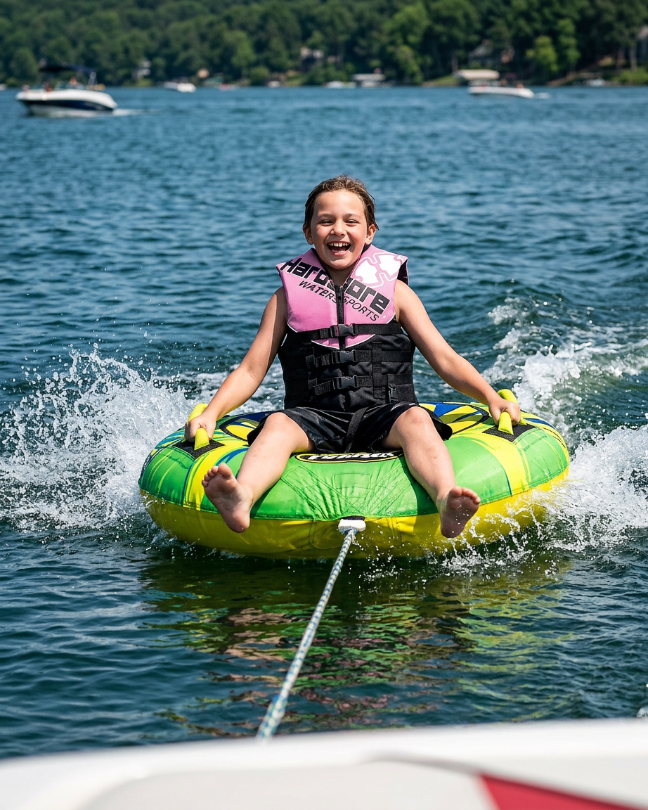 Hardcore USCG Type III Life Jacket PFD for Adults & Kids | Durable, Comfortable Ski Vest with Leg Strap for Watersports, Boating, Tubing & Enhanced Safety on the Water