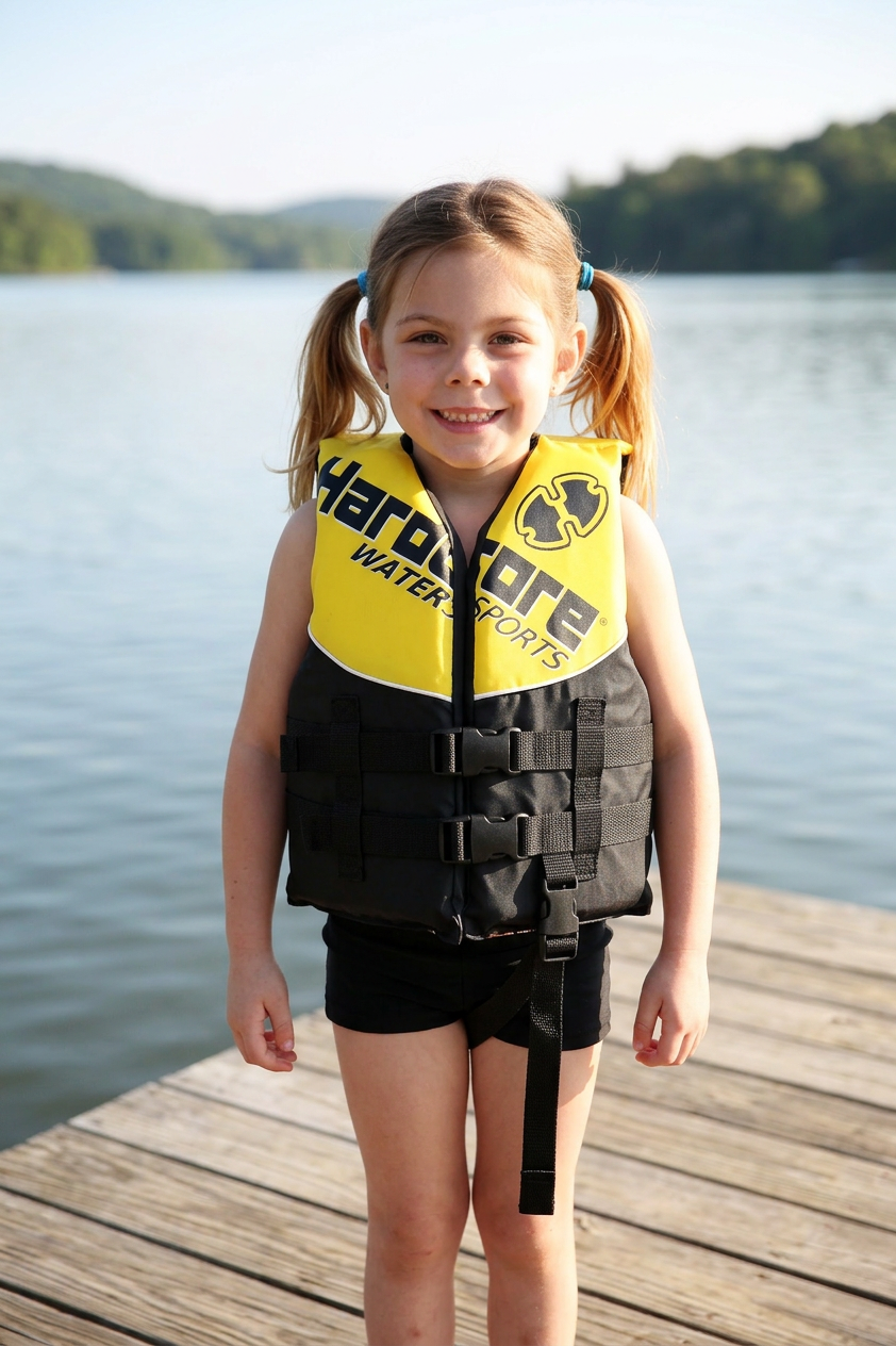 Hardcore Coast Guard Type III PFD for Youth Child Teen Adult; Life Vest Flotation Device; Life Jacket Paddle Vest for Big Kids, Jet ski, Wakeboard, Hardshell Kayak Life Jacket