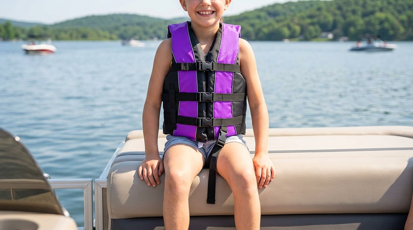 Hardcore life jacket paddle vest; Coast Guard approved Type III PFD life vest flotation device; Jet ski, wakeboard, kayak; Ideal extra life jacket for your pontoon boat w/ Leg Strap