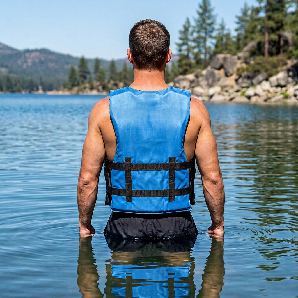 Hardcore Life Jacket Paddle Vest; Coast Guard Approved Type III PFD Life Vest Flotation Device; Jet ski, Wakeboard, Kayak; Ideal Extra Life Jacket for Your Pontoon Boat