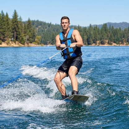 Hardcore Life Jacket Paddle Vest; Coast Guard Approved Type III PFD Life Vest Flotation Device; Jet ski, Wakeboard, Kayak; Ideal Extra Life Jacket for Your Pontoon Boat