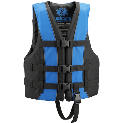 Hardcore life jacket paddle vest; Coast Guard approved Type III PFD life vest flotation device; Jet ski, wakeboard, kayak; Ideal extra life jacket for your pontoon boat w/ Leg Strap