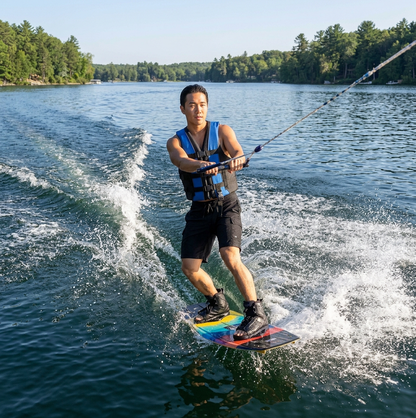 Hardcore life jacket paddle vest; Coast Guard approved Type III PFD life vest flotation device; Jet ski, wakeboard, kayak; Ideal extra life jacket for your pontoon boat w/ Leg Strap