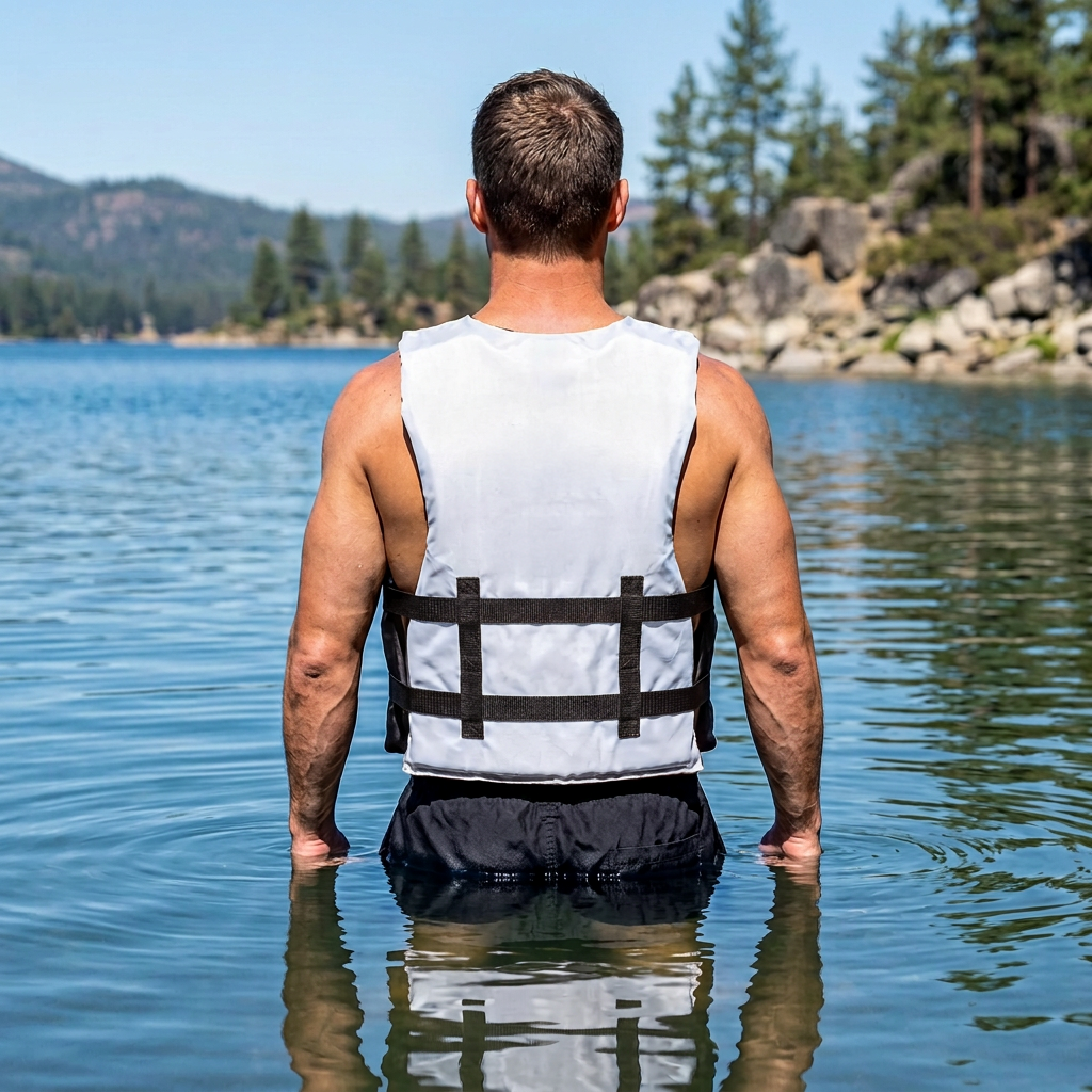 Hardcore Life Jacket Paddle Vest; Coast Guard Approved Type III PFD Life Vest Flotation Device; Jet ski, Wakeboard, Kayak; Ideal Extra Life Jacket for Your Pontoon Boat