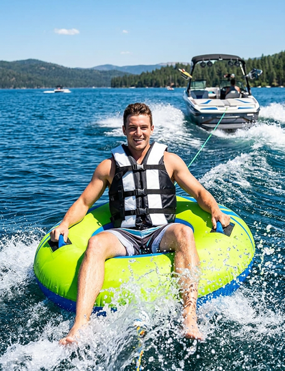 Hardcore Life Jacket Paddle Vest; Coast Guard Approved Type III PFD Life Vest Flotation Device; Jet ski, Wakeboard, Kayak; Ideal Extra Life Jacket for Your Pontoon Boat