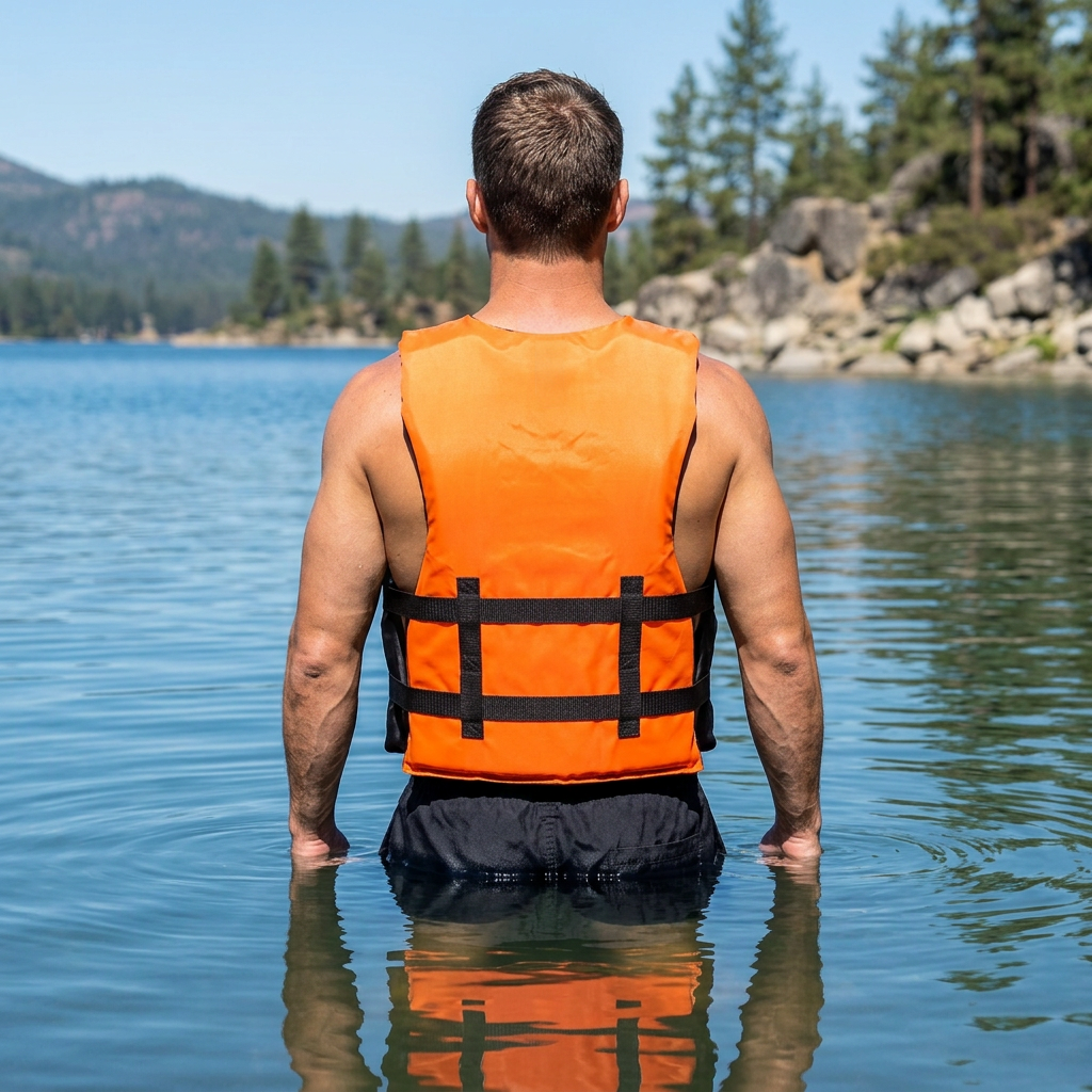 Hardcore Life Jacket Paddle Vest; Coast Guard Approved Type III PFD Life Vest Flotation Device; Jet ski, Wakeboard, Kayak; Ideal Extra Life Jacket for Your Pontoon Boat