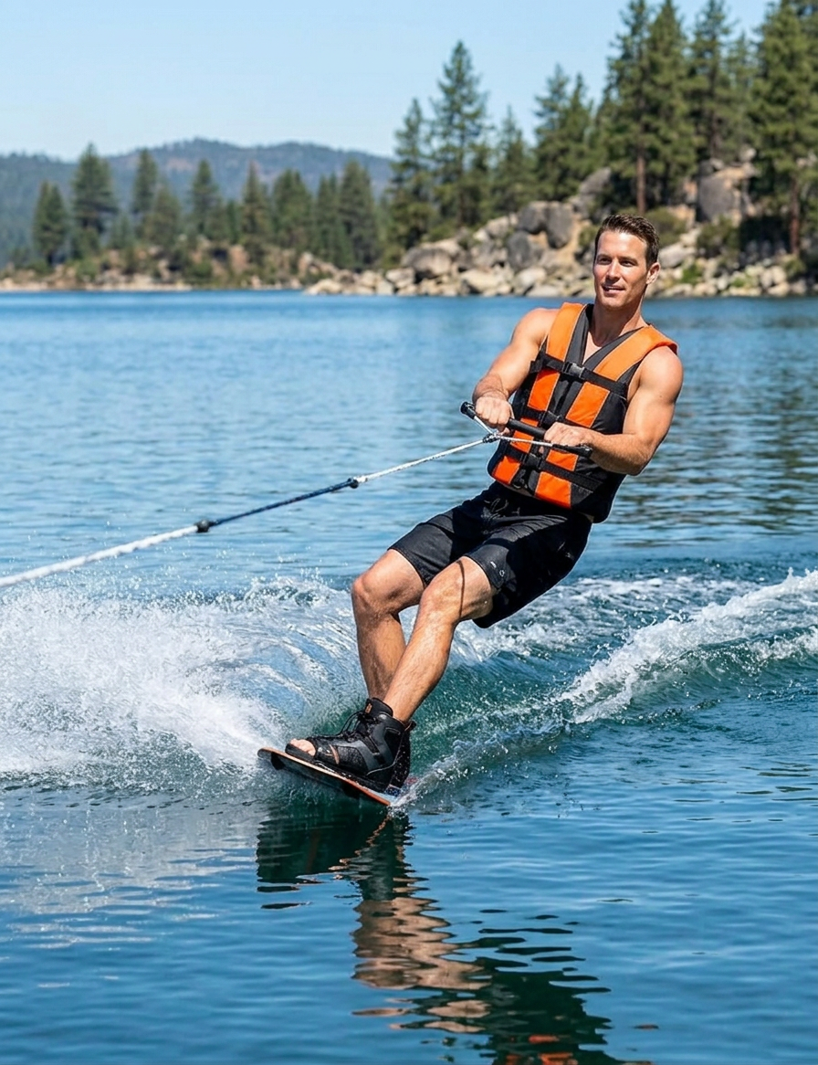Hardcore Life Jacket Paddle Vest; Coast Guard Approved Type III PFD Life Vest Flotation Device; Jet ski, Wakeboard, Kayak; Ideal Extra Life Jacket for Your Pontoon Boat