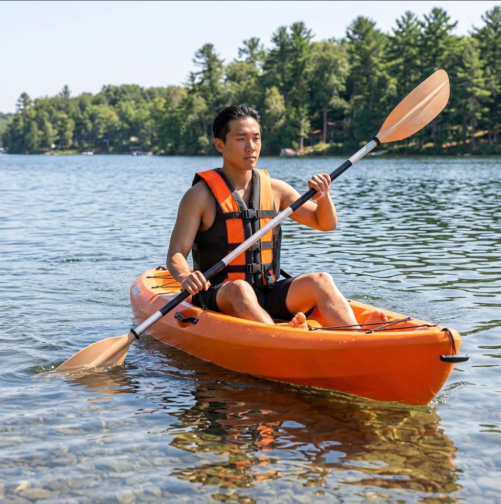 Hardcore life jacket paddle vest; Coast Guard approved Type III PFD life vest flotation device; Jet ski, wakeboard, kayak; Ideal extra life jacket for your pontoon boat w/ Leg Strap