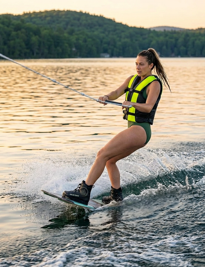 Hardcore Life Jacket Paddle Vest; Coast Guard Approved Type III PFD Life Vest Flotation Device; Jet ski, Wakeboard, Kayak; Ideal Extra Life Jacket for Your Pontoon Boat