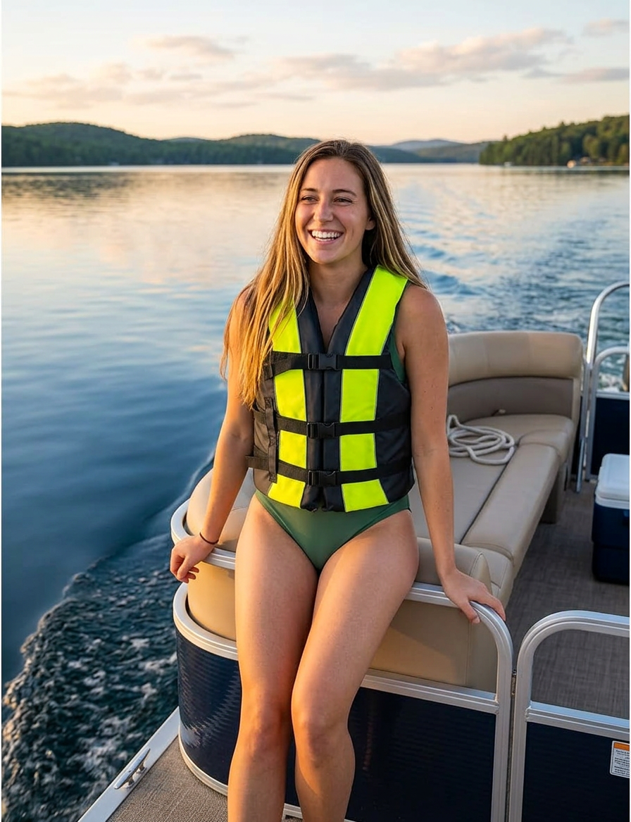 Hardcore Life Jacket Paddle Vest; Coast Guard Approved Type III PFD Life Vest Flotation Device; Jet ski, Wakeboard, Kayak; Ideal Extra Life Jacket for Your Pontoon Boat