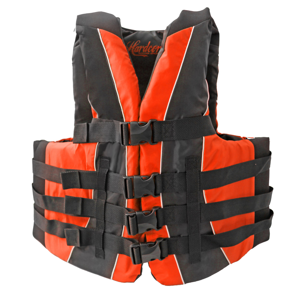 Hardcore Water Sports Premium Neo/Poly Life Jacket | USCG Approved Type III Life Vest for Waterskiing, Boating, Wakeboarding, Canoeing, Tubing