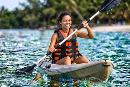 Hardcore Water Sports Premium Neo/Poly Life Jacket | USCG Approved Type III Life Vest for Waterskiing, Boating, Wakeboarding, Canoeing, Tubing