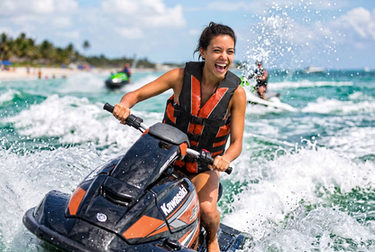 Hardcore Water Sports Premium Neo/Poly Life Jacket | USCG Approved Type III Life Vest for Waterskiing, Boating, Wakeboarding, Canoeing, Tubing