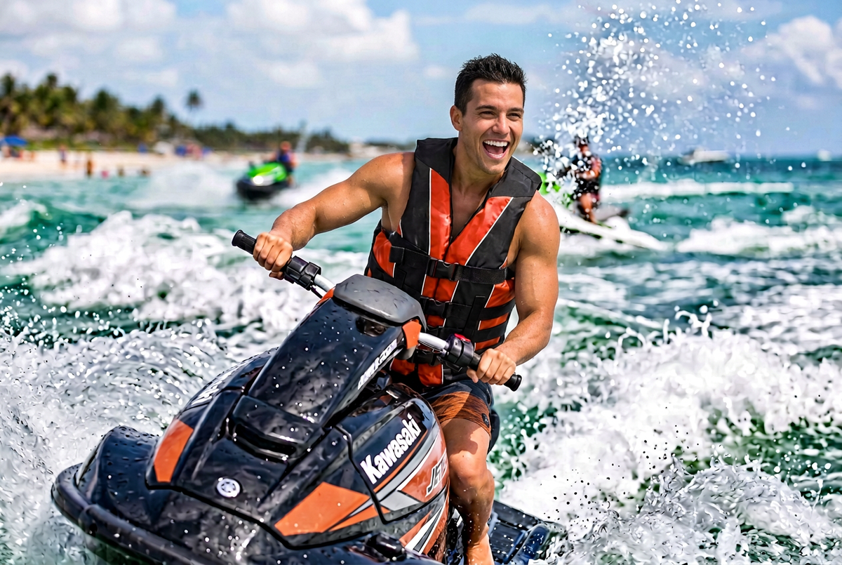 Hardcore Water Sports Premium Neo/Poly Life Jacket | USCG Approved Type III Life Vest for Waterskiing, Boating, Wakeboarding, Canoeing, Tubing