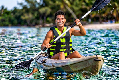 Hardcore Water Sports Premium Neo/Poly Life Jacket | USCG Approved Type III Life Vest for Waterskiing, Boating, Wakeboarding, Canoeing, Tubing