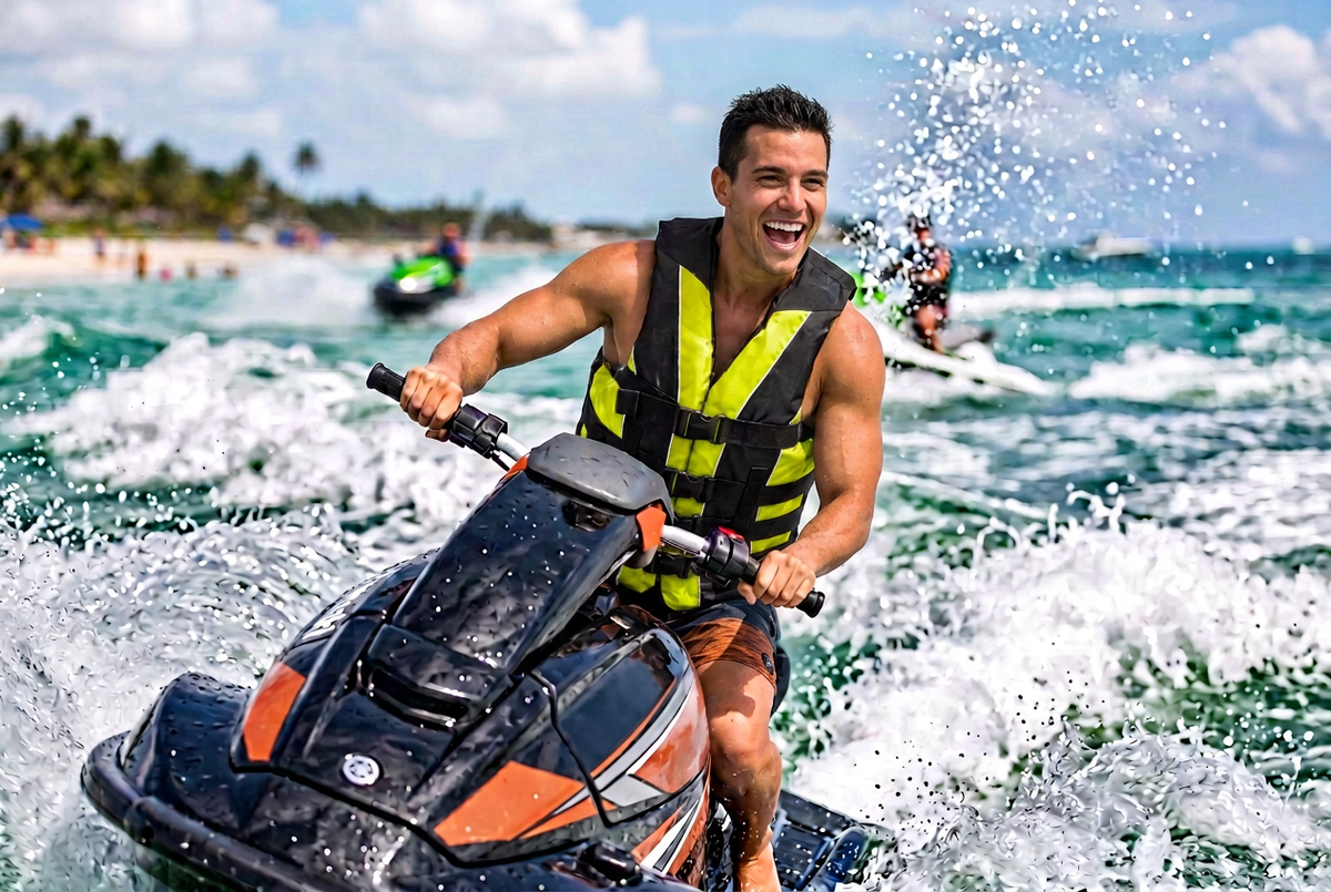 Hardcore Water Sports Premium Neo/Poly Life Jacket | USCG Approved Type III Life Vest for Waterskiing, Boating, Wakeboarding, Canoeing, Tubing