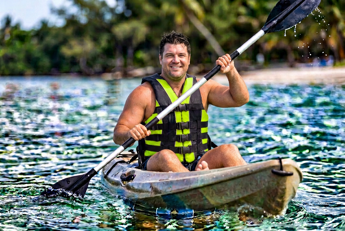 Hardcore Water Sports Premium Neo/Poly Life Jacket | USCG Approved Type III Life Vest for Waterskiing, Boating, Wakeboarding, Canoeing, Tubing