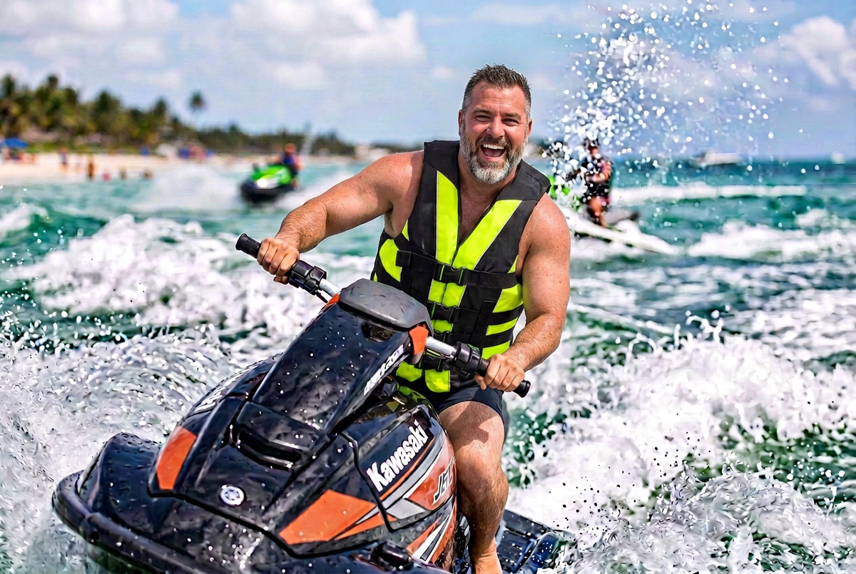 Hardcore Water Sports Premium Neo/Poly Life Jacket | USCG Approved Type III Life Vest for Waterskiing, Boating, Wakeboarding, Canoeing, Tubing
