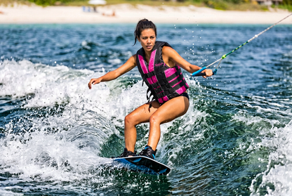 Hardcore Water Sports Premium Neo/Poly Life Jacket | USCG Approved Type III Life Vest for Waterskiing, Boating, Wakeboarding, Canoeing, Tubing