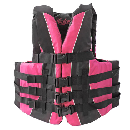 Hardcore Water Sports Premium Neo/Poly Life Jacket | USCG Approved Type III Life Vest for Waterskiing, Boating, Wakeboarding, Canoeing, Tubing