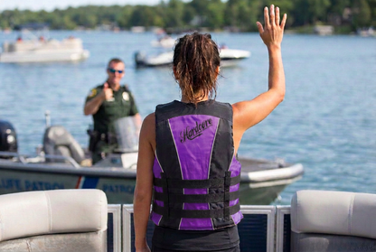 Hardcore Water Sports Premium Neo/Poly Life Jacket | USCG Approved Type III Life Vest for Waterskiing, Boating, Wakeboarding, Canoeing, Tubing