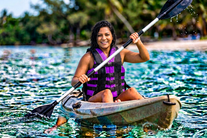 Hardcore Water Sports Premium Neo/Poly Life Jacket | USCG Approved Type III Life Vest for Waterskiing, Boating, Wakeboarding, Canoeing, Tubing