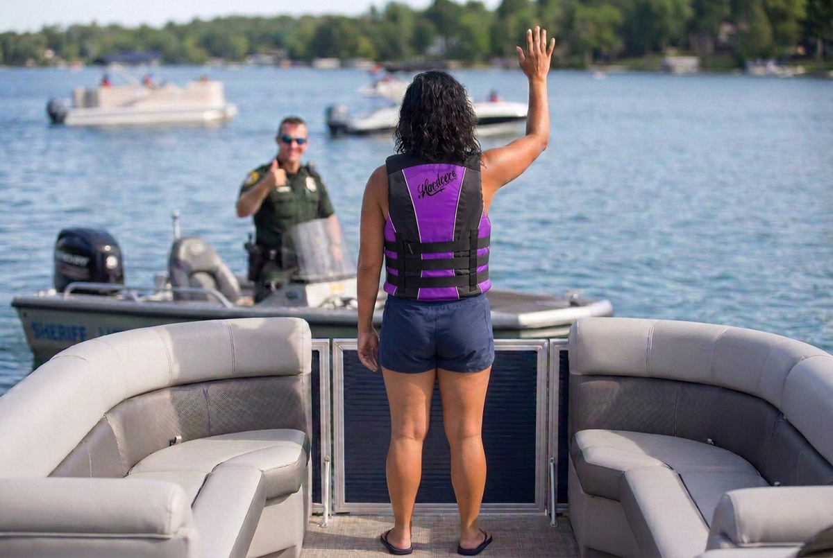 Hardcore Water Sports Premium Neo/Poly Life Jacket | USCG Approved Type III Life Vest for Waterskiing, Boating, Wakeboarding, Canoeing, Tubing