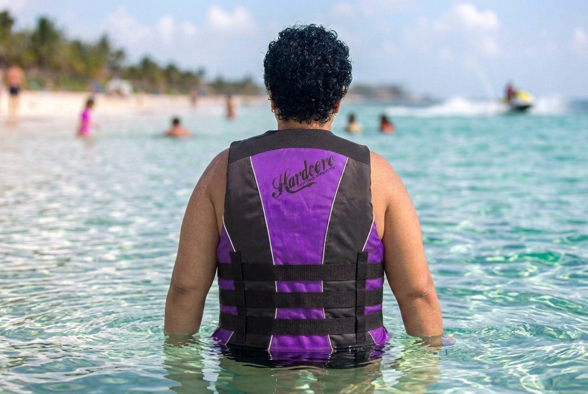 Hardcore Water Sports Premium Neo/Poly Life Jacket | USCG Approved Type III Life Vest for Waterskiing, Boating, Wakeboarding, Canoeing, Tubing