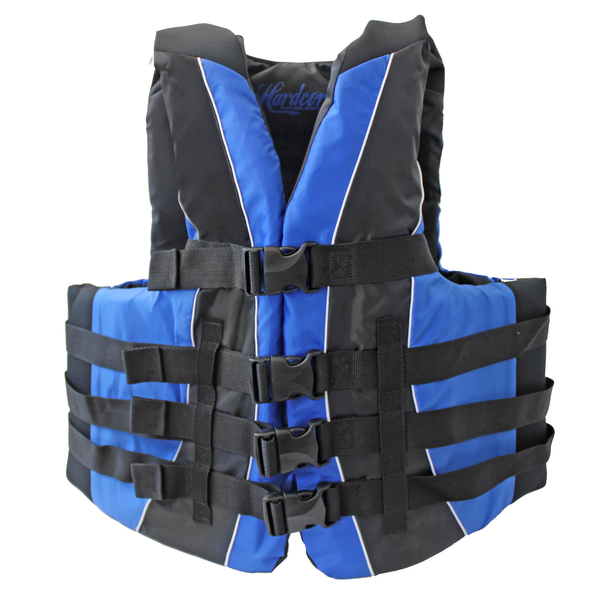 Hardcore Water Sports Premium Neo/Poly Life Jacket | USCG Approved Type III Life Vest for Waterskiing, Boating, Wakeboarding, Canoeing, Tubing