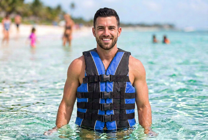 Hardcore Water Sports Premium Neo/Poly Life Jacket | USCG Approved Type III Life Vest for Waterskiing, Boating, Wakeboarding, Canoeing, Tubing