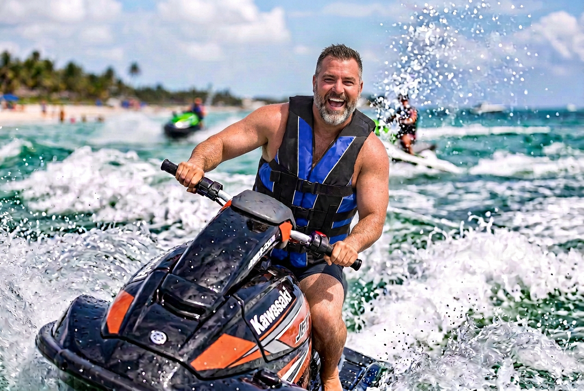 Hardcore Water Sports Premium Neo/Poly Life Jacket | USCG Approved Type III Life Vest for Waterskiing, Boating, Wakeboarding, Canoeing, Tubing