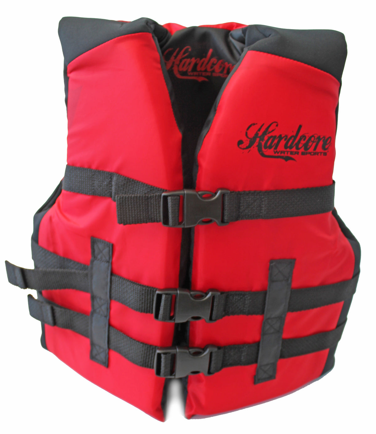 Hardcore Water Sports Premium Neo/Poly Life Jacket | USCG Approved Type III Life Vest for Waterskiing, Boating, Wakeboarding, Canoeing, Tubing